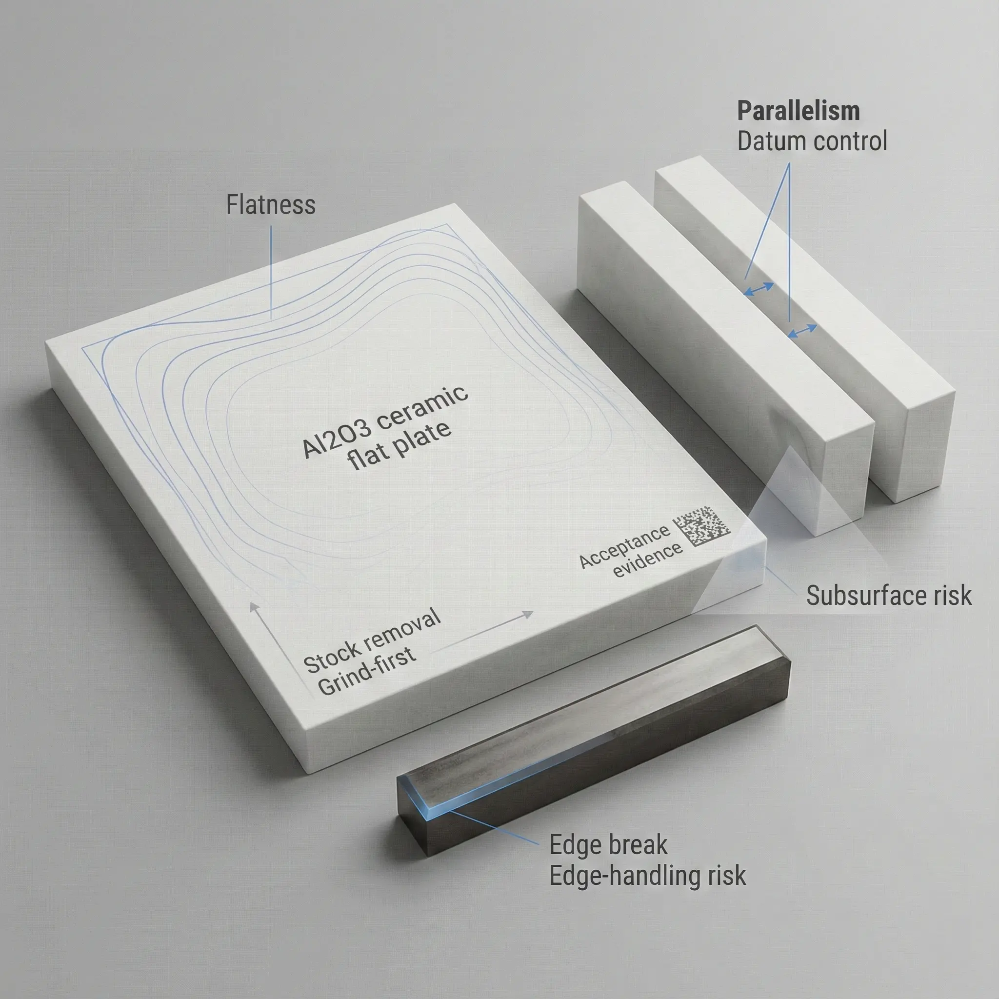 Precision alumina and zirconia-toughened alumina ceramic parts